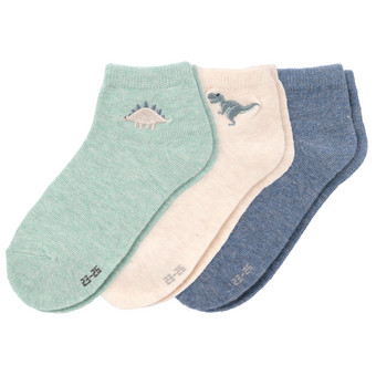 3 Paar Jungen Sneaker-Socken knöchelhoch