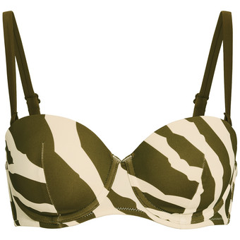 Damen Bikinioberteil im Animal-Look