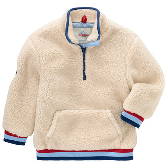 Kinder Teddy-Sweatshirt mit Kängurutasche