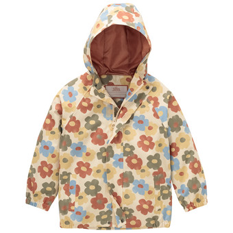 Mädchen Regenjacke mit Blumen