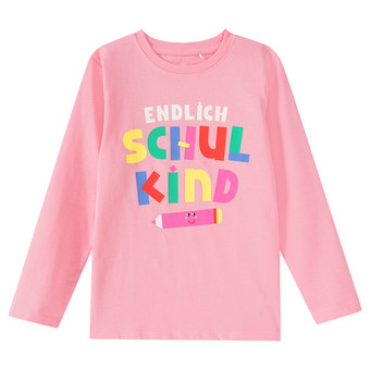 Mädchen Langarmshirt zur Einschulung