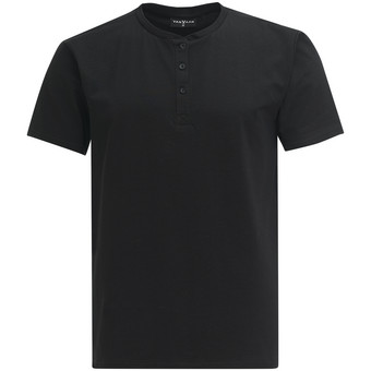 Herren T-Shirt mit Serafino-Ausschnitt