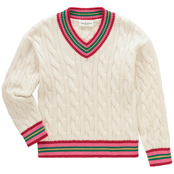 Mädchen Strickpullover im College-Style