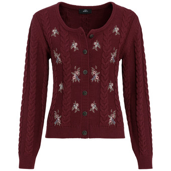 Damen Strickjacke mit Stickereien