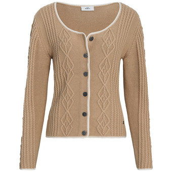 Damen Strickjacke in Flecht-Struktur