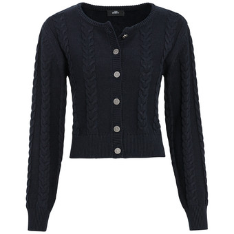 Damen Strickjacke in Flecht-Struktur