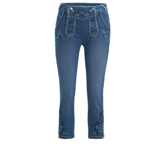3/4 Damen Trachtenhose mit Stickereien