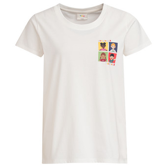 Damen T-Shirt mit Message-Print