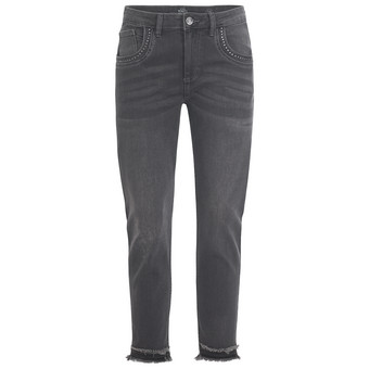 Dames jeans met klinknagels