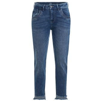 Damen Slim-Jeans mit Nieten
