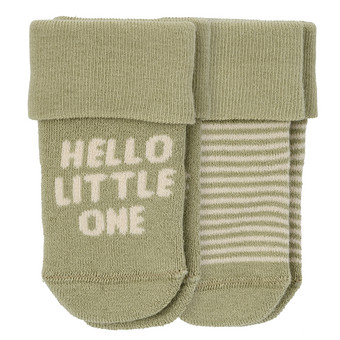 2 Paar Newborn Frottee-Socken im Set