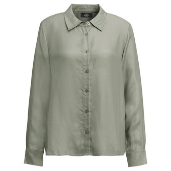 Damen Bluse in glänzender Optik