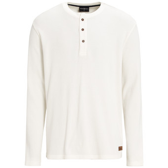 Herren Langarmshirt mit Struktur
