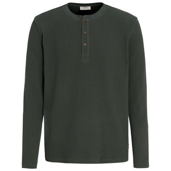 Herren Langarmshirt mit Struktur