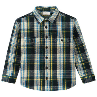 Jungen Overshirt mit Karo-Muster