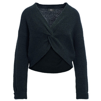 Damen Umstands-Pullover cropped