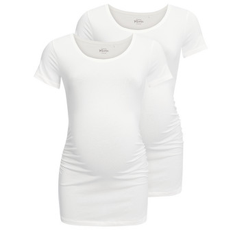 2 Umstands-T-Shirts mit Raffung