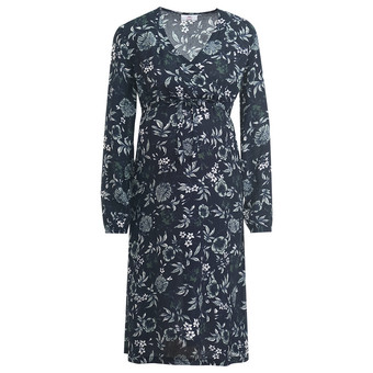 Damen Umstands-Kleid mit floralem Muster