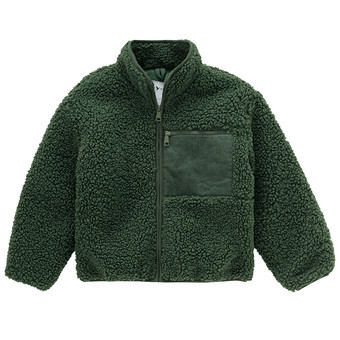 Kinder Teddyjacke mit Cord-Tasche