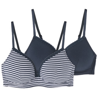 2 Damen Soft-BHs im Set