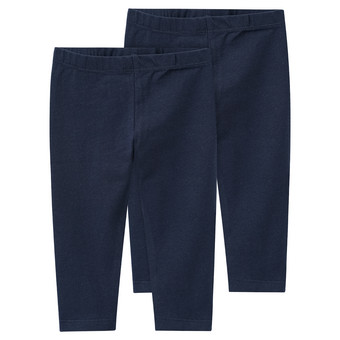 2 Baby Leggings mit Bio-Baumwolle