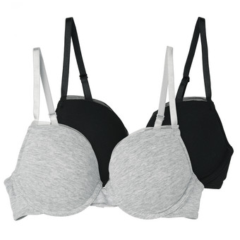 2 Damen Bügel-BHs mit Netz-Spitze