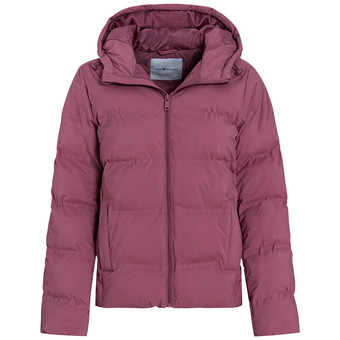 Dames pufferjas in effen kleur