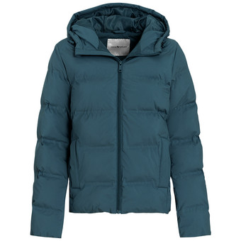 Dames pufferjas in effen kleur
