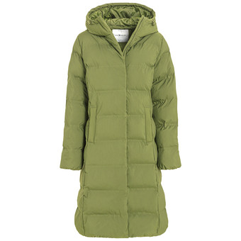 Dames puffermantel met capuchon