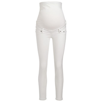 Damen Umstands-Jeggings unifarben