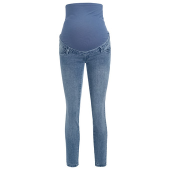 Damen Umstands-Jeggings unifarben