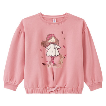 Mädchen Sweatshirt mit Applikation