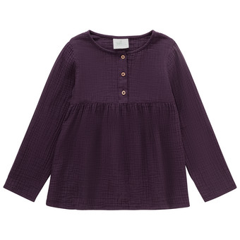 Mädchen Musselin-Bluse aus Bio-Baumwolle