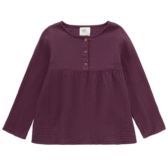 Mädchen Musselin-Bluse aus Bio-Baumwolle