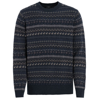 Herren Strickpullover mit Woll-Anteil