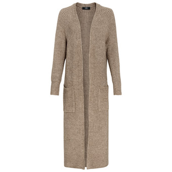 Damen Strickjacke im Long-Style