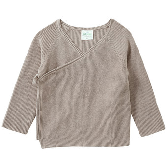 Baby Wickeljacke aus Rippstrick