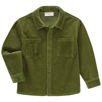 Overshirt voor kinderen van corduroy