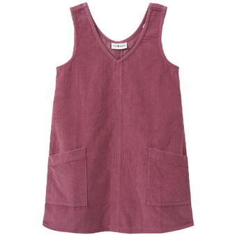Corduroy tuinbroekjurk voor meisjes