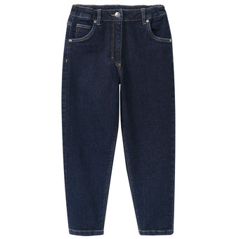 Mädchen Jeans aus Raw Denim