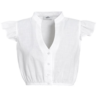 Damen Dirndl-Bluse unifarben