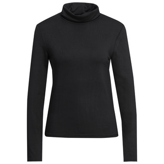 Dames-shirt met lange mouwen en col