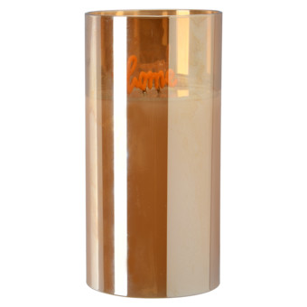 LED Kerze mit Home-Schriftzug