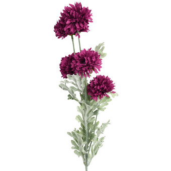 Mini chrysant kunstbloem