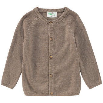 Baby Woll-Strickjacke unifarben