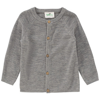 Baby Woll-Strickjacke unifarben
