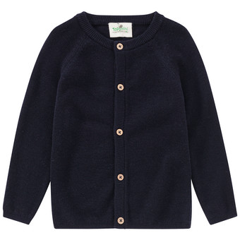 Baby Woll-Strickjacke unifarben