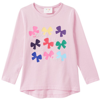 Mädchen Langarmshirt mit Print