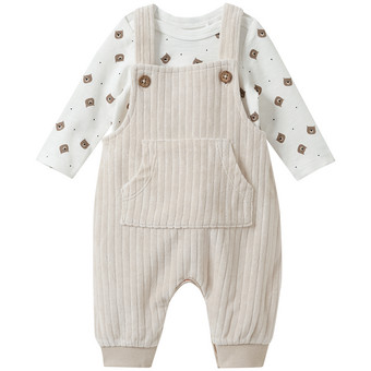Babyset met rompertje met lange mouwen en ...