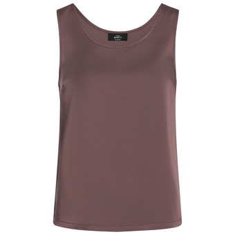 Damen Satin-Top mit breiten Trägern